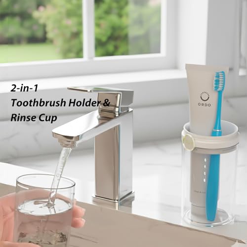 Toothbrush Travel Case, Travel Toothbrush Holder with Toothbrush Head Cover Cap for Travel, Business Trip, School, Camping, Home (Clear) - color: Clear