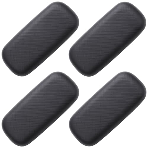 4-Pack Hot Tub Headrest MASX540720/ HTCP8-05-0094 / X540720 Compatible with Master Spas Starting in 2009, Generic Charcoal Grey Flat Pillow Replacement, Hot Tub Pillow Easy Installation