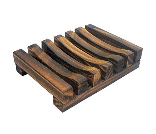 1 PCS Hawaii Style Bathroom Accessories Handmade Natural Wood Soap Dish Wooden Soap Holder