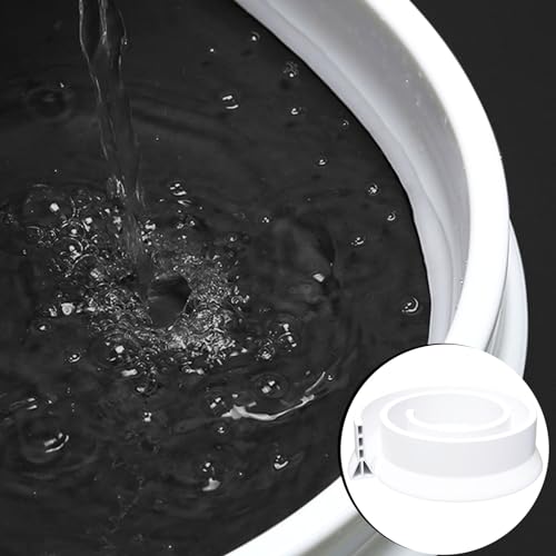 Raycity 3" High Shower Threshold Water Dam 59 IN Collapsible Shower Water Splash Guard for Curbless Shower Threshold Barrier Water Stopper for Wet and Dry Separation Bathroom and Kitchen (White) - color: White, style: 59 inch