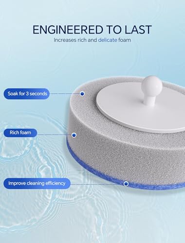 Disposable Toilet Brush Wand, Wall Mounted Toilet Cleaner Kit with Holder, for Bathroom Cleaning (Toilet Brush + 12 Brush Heads)