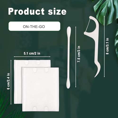 200 Pack Hotel Vanity Kit Individually Wrapped, Bulk Hotel Amenities Kit, Hospitality Set, Amenities Hotel Vanity Set Hygiene Products Include Cotton Pads, Cotton Swabs, Dental Floss Picks - size: 200 Pack