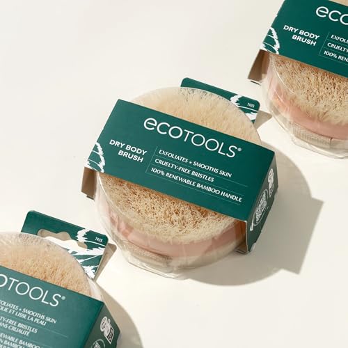 EcoTools Dry Body Brush, for Post Shower & Bath Skincare Routine, Removes Dirt and Promotes Blood Circulation, 1 Count - size: Pack of 1