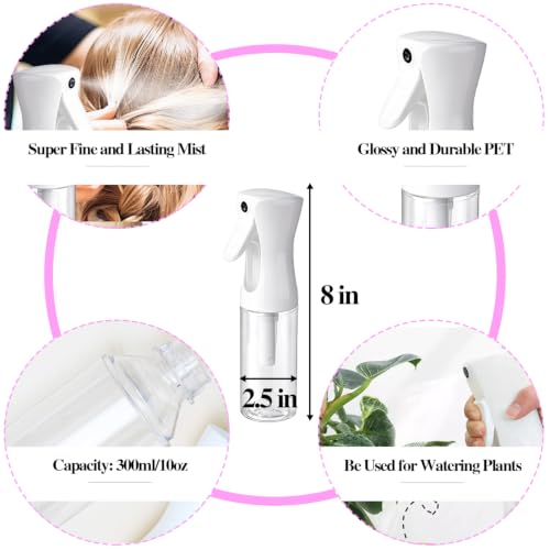 10Pcs Natural Hair Detangling Brush Set with Sleep Bonnet for Curly, Afro, African Black 3a to 4c Hair - Faster Detangling on Wash Days - color: Purple-10 piece set