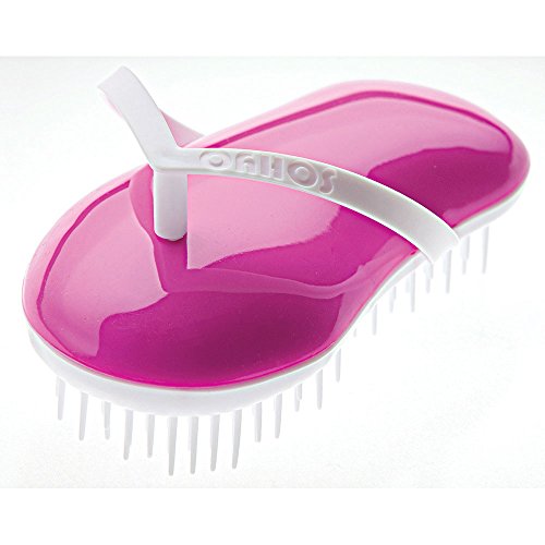 B123 Shower Head Brush/Exfoliator Shampoo Brush/Head Massager Scalp Stress Relax Shower Brush/Scalp Scrub Hair Brush Massager/Hair Massager for Hair Growth/Scalp Dandruff Brush Small Hair Brush - color: Cotton Pink