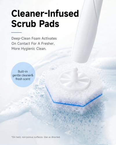 20 Count Toilet Wand Refills for Clorox, 5X Cleaning Power Toilet Bowl Cleaners & High-Density Disposable Toilet Scrubber Refill - No Falling Apart, Instant Foam for Bathroom Cleaning - size: 1 Count (Pack of 20)