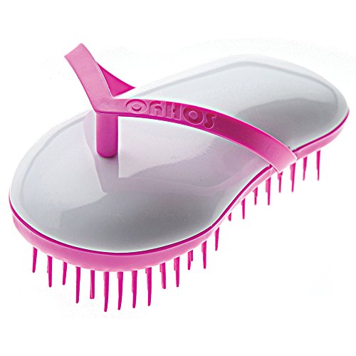 B126 Shower Head Brush/Exfoliator Shampoo Brush/Head Massager Scalp Stress Relax Shower Brush/Scalp Scrub Hair Brush Massager/Hair Massager for Hair Growth/Scalp Dandruff Brush Small Hair Brush - color: Pink Cotton