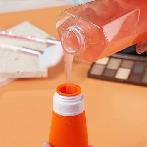 INSFIT Travel Bottles for Toiletries, TSA Approved 3oz Travel Size Containers, BPA Free Leak Proof Squeezable Silicone Tubes for Shampoo Conditioner Lotion Body Wash with Labels - color: Orange 2oz, size: 2 Ounce