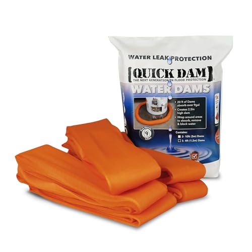 Quick Dam WUB24-5 Indoor Water Dams, Orange, 5 - size: 4ft