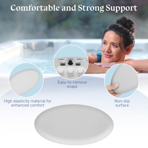 2472-828 Headrest Pillow (4-Pack) Replacement for Jacuzzi J-200 Model Spas，Non-Slip Material，Provides a Cloud-Like Soft and Comfortable Experience（Does Not Fit J-225 and J-215 Built 2016+ ）