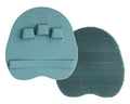 1 Pack Soft Silicone Shower Brush, Body Scrubber Exfoliating Skin Massage | Body Wash Bath Dry Skin Brushing Glove Loofah, Fit for Sensitive and All Kinds of Skin(Eucalyptus Green) - color: Eucalyptus Green