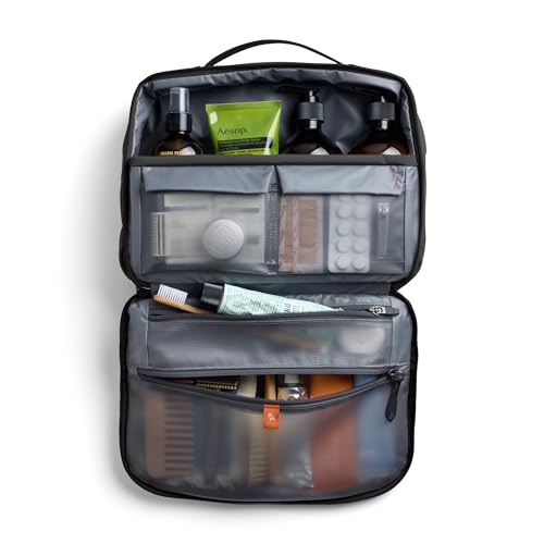 Bellroy Hanging Toiletry Kit Plus (8 Liter Travel Hanging Toiletry Bag) - Black - color: Black