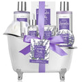 Mother's Day Gift, Spa Gift Basket for Women, 8pcs Lavender Spa Kit Set with Body Wash, Bubble Bath, Scrub, Bath & Beauty Skin Care Gift Sets, Christmas Gifts Set for Women, Her, Mom - size: 8pcs Lavender