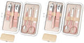 Manicure Set Women Nail Clippers Set Nail kit Manicure Pedicure Kits Professional Grooming Kit Nail Care Gift for Women Nail Sets Ultra Sharp Suitable for Home Travel Foot Hand Care Tools (Pack of 2) - size: 8 Piece Set (Pack of 2)