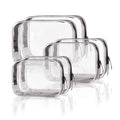 Buminee Clear Travel Bags for Toiletries, Lightweight Toiletry Bag, Multipurpose Transparent TSA Cosmetic Bag-6 Pack - color: Clear
