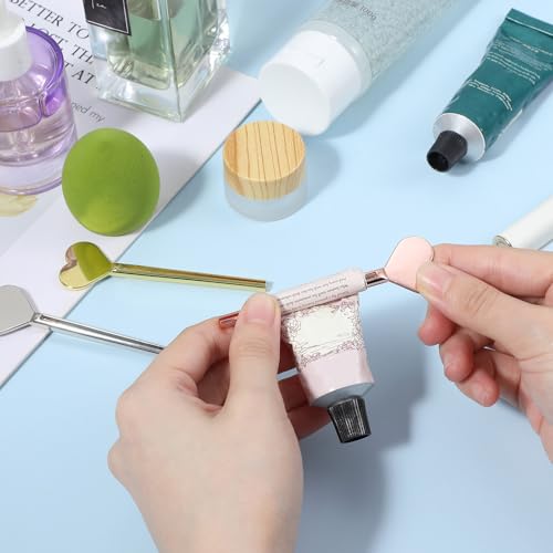 3 Pcs Toothpaste Squeezer, Metal Manual Toothpaste Squeeze Stainless Steel Manual Dispenser Roller Tube Bathroom and Kitchen Gadgets for Maximize Creams Paint Makeup & Beyond