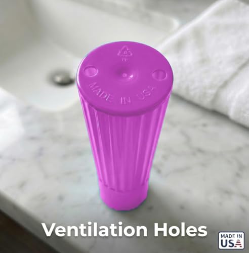 American Comb Toothbrush Holder (Blue & Pink) Made in USA, with Ventilation Holes, for Toothbrush Covers, Toothbrush Holder, Toothbrush Soft, Durable Design, Hygienic Bathroom Accessory - color: Blue & Pink