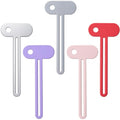 Ymapinc 5Pcs Metal Toothpaste Squeezer Tool | Tube Roller Squeezer for All Tubes, Toothpaste, Hand Cream, Cosmetics, Bathroom, Portable for Traveling