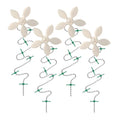 DrainWig Shower Drain Hair Catcher – Disposable Bathroom Hair Trap, Easy to Install in Shower Drain Cover, Helps Prevent Clogs – As Seen on Shark Tank – White Flower (4-Pack) - color: White Flower, size: 4 Count