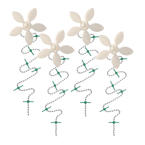 DrainWig Shower Drain Hair Catcher – Disposable Bathroom Hair Trap, Easy to Install in Shower Drain Cover, Helps Prevent Clogs – As Seen on Shark Tank – White Flower (4-Pack) - color: White Flower, size: 4 Count