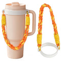 Silicone Water Bottle Handle Strap for Gym Travel Hiking Compatible with Stanley 30 & 40oz Cup Accessories for Men Women Gift - color: Style F
