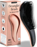 Lily England Teen Girl Gifts Trendy Stuff - Gentle Detangler Hair Brush for Curly, Thick, Straight & Natural Hair - Attractive Gift for Teen Girls with Flexible Bristles for Wet & Dry Hair, Rose-Gold - color: Rose Gold Metallic