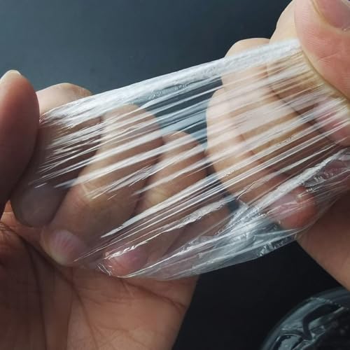 DJCIW 100 Pack Clear Disposable Ear Covers for Shower, Hair Dye, and Bathing, Waterproof Plastic Ear Protectors for Adults - color: 100pcs/pack