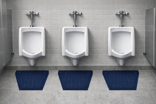 Guardian UPSAFEBLU 20" x 20" Urinal Restroom mat- Case of 6. Blue - color: Blue, size: 20" x 20"
