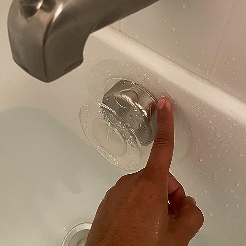 Bathtub Overflow Drain Cover for Fuller Baths, Bathroom Spa & Bath Accessories, Clear (12078)