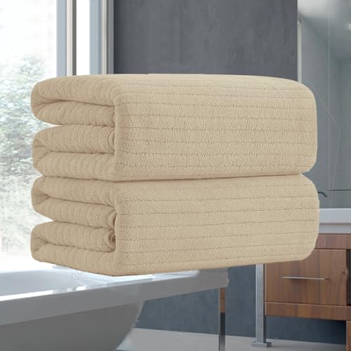 Hailea Hand Towels Set 16x31 Inches,Soft Microfibers Bathroom Towel Set 2 Pack,Highly Absorbent Quick Dry Luxury Towel Hotel Spa Gym Hand Towel Collection for Bathroom,Camel - color: Beige, size: 2-Piece Hand Towel