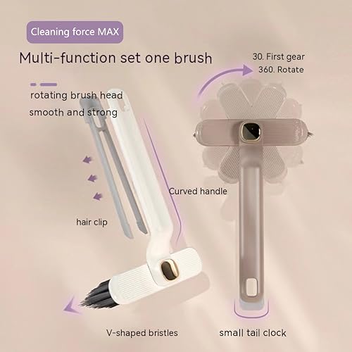 3 in 1 Multi-Functional Rotating Gap Cleaning Brush | Suitable for Bathrooms and Kitchens, Window Sills and Corners Cleaning