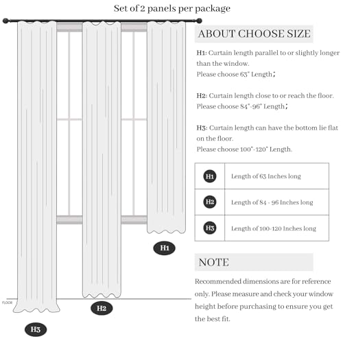 QJmydeco Solid White Linen Blackout Viral Curtains 96 Inches Long for Bedroom, Modern Pinch Pleated Boho Window Curtains para Sala Room Darkening Thermal Heavy Track Drapes 96 Inch 2 Panels Set - color: Brightwhite, size: 40"W x 96"L (Pack of 2)