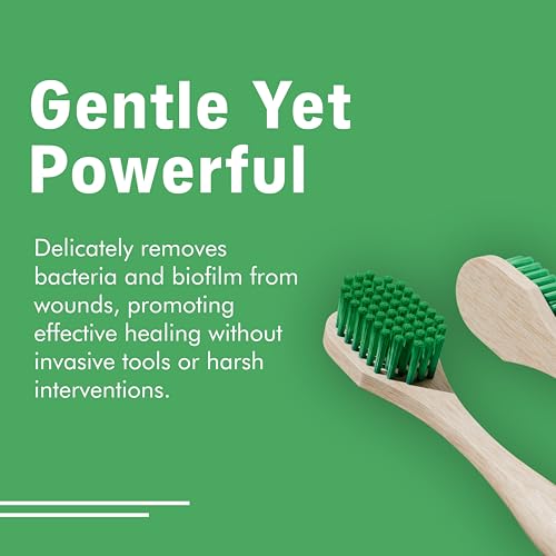 50-Pack Disposable Wound Cleaning Brush, Surgical Wound Scrub Brush, Gentle and Sterile Brushes for Wound Care for Hospital Clinics and Nursing Homes, Surgical, Abrasions, & Sensitive Skin