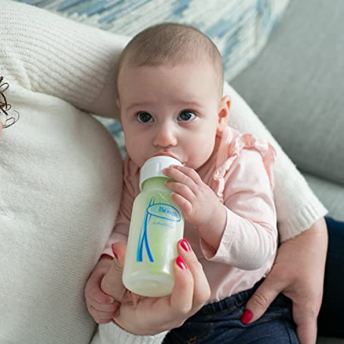 Dr. Brown's Anti-Colic Options+ Narrow Breast to Bottle Pump and Store Feeding Set with Slow Flow Nipples, Baby Bottle Travel Caps and 100% Silicone HappyPaci One-Piece Pacifier - color: Clear