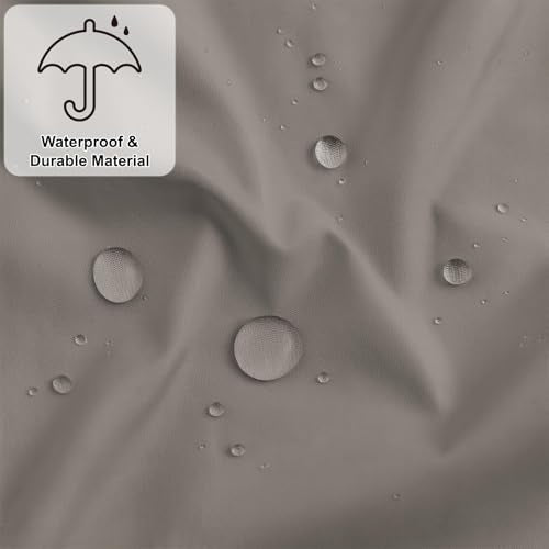 2 Pack Shower Caps for Women, Reusable Waterproof Shower Cap with Elastic Band, Thickened Waterproof Fabric Shower Bonnet for Braids, Long Hair - color: Olive Green/Light Gray