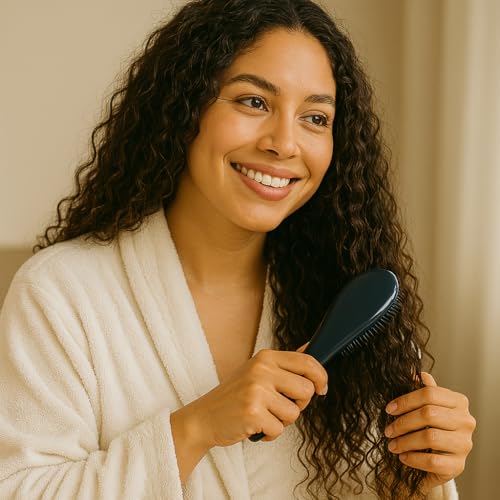 Wave Detangling Brush Set for Curly Hair, Thick, Straight & Natural Hair - Gentle Detangler Hair Brush for Women, Kids & Toddlers with Flexible Bristles -Hairbrush for Wet & Dry detangle | Gentle Detangler, Flexible Bristles, For Women & Kids, Wet & Dry H