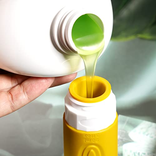 Mrsdry Travel Bottles for Toiletries, Tsa Approved 3oz Travel Size Containers BPA Free Leak Proof Refillable Liquid Silicone Squeezable Travel Accessories for Shampoo Conditioner Lotion (4 Pack) - color: Green