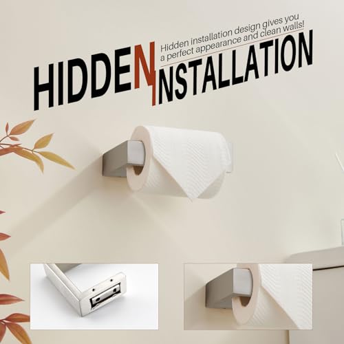 KOKOSIRI Toilet Paper Holder Brushed Nickel for Kitchen Bathroom Washroom Toilet Tissue Roll Paper Holder Wall Mount Stainless Steel B2009BR - color: Brushed Nickel