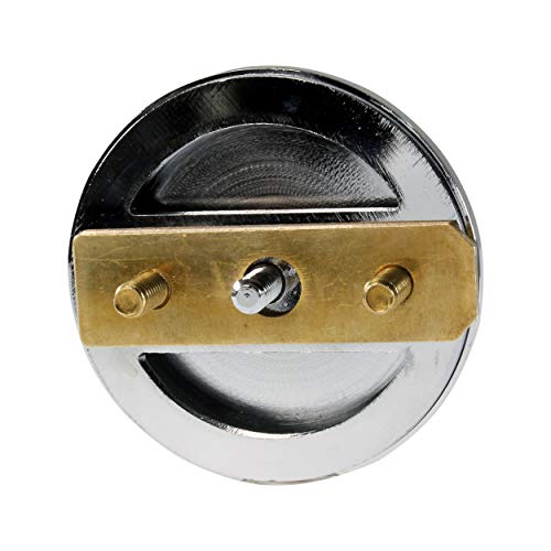 Westbrass Floating No-Hole Overflow Faceplate, Polished Chrome, D980R-26 - color: Polished Chrome, size: 1 Pack