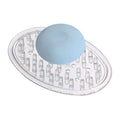 iDesign Plastic Soap Saver, Holder Tray for Bathroom Counter, Shower, Kitchen, 0.75 in. x 3.25 in. x 4.75 in., Clear | For Kitchen, For Bath - color: Clear, style: Pack of 1
