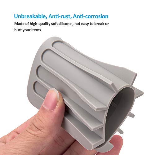 4PCS Self-Draining Silicone Bar Soap Dish and Holders for Shower | Easy Clean, Can Extend Soap Life, Premium Sponge Holder for Sink, Kitchen, Bathroom, or Counter, Soap Tray for Shower
