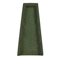 Rubberific Premium Rubber Downspout Splash Block, Rain Guard, Stone Textured Drain Extender (Green) - color: Green