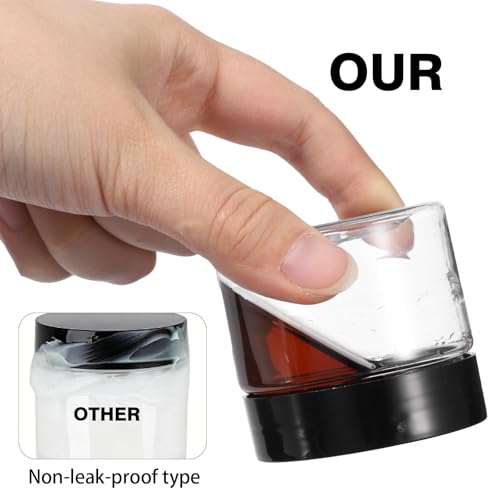 6 PCS Round Wide-mouth Makeup Sample Container, Leak-Proof Clear Cosmetic Jars, Plastic Container Jars with Lids, Refillable Travel Size Containers, Small Travel Containers for Creams, Lotion (12g)