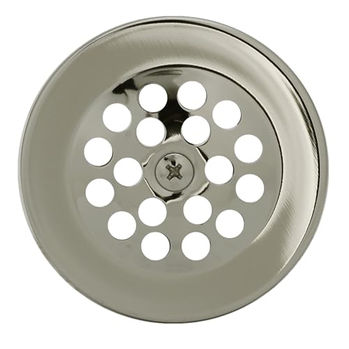 Westbrass Gerber Style Bee-HiveTub Strainer Grid with Screw, Polished Nickel, D327-05 - color: Polished Nickel