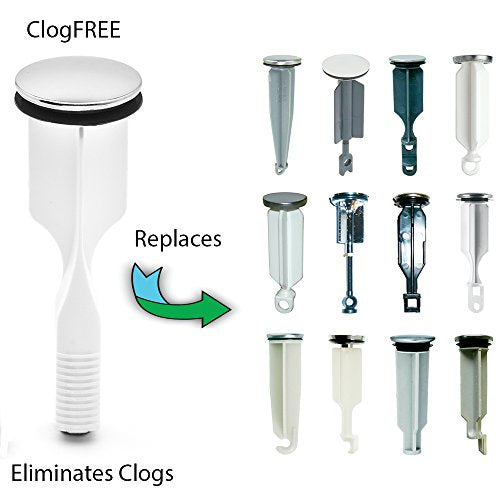 PF WaterWorks ClogFREE Universal Never Clog Pop-Up Stopper - Magnetic (Cap Dia 1.5 "); Oil Rubbed Bronze; PF0320 - color: Oil Rubbed Bronze, size: Cap Dia. 1.5 in. (Pack of 1)