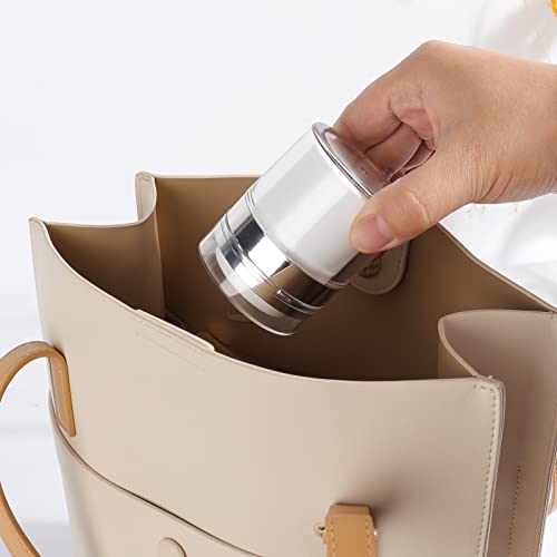 3Pcs 0.5 Oz 15ml Air Pump Container, Pump Moisturizer Containers, Empty Subpackage Jar Vacuum Bottle Dispenser for Skincare Lotion Moisturizer - size: 0.5 Ounces, style: 3 JARS