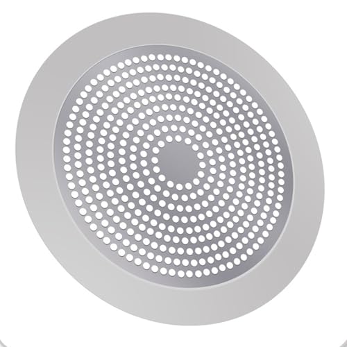 Shower Hair Drain Catcher - Stainless Steel, 5.7in Wide Rim for Robust Bathtub Adhesion, Easy Maintenance, Prevents Clogs, Perfect for Homeowners, Renters, Parents, Pet Owners