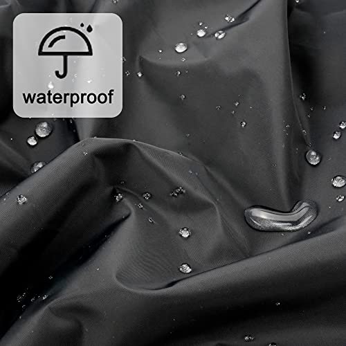 Reusable Shower Cap for Women, Large Waterproof Shower Bonnet Washable Elastic Band Bath Accessories Hair Hat for Long Hair, Braids(Black) | Washable Design, Wide Elastic Band, Large Fit, Holds Long Hair, Braids Friendly, Bath Accessories, Spa, Travel - c