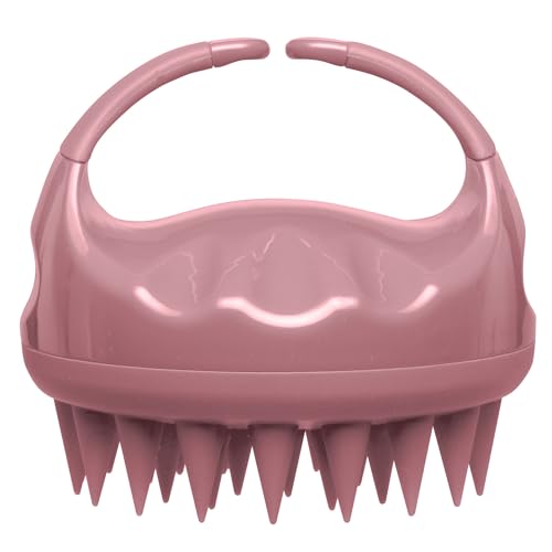 Diane Scalp Massage and Shampoo Brush with Soft Silicone Bristles, Exfoliates and Cleanses Scalp, Promotes Scalp Circulation, Evenly Distributes Hair Oil, Clear - style: Women's