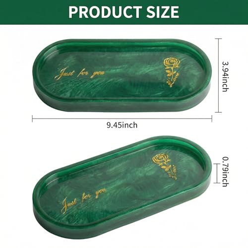 Key Tray For Entryway Table - Counter Tray(Green) - color: Green